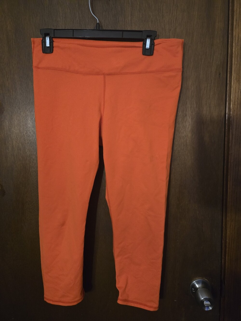 Fabletics Bright Orange Active Leggings large